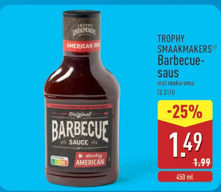 Promotie: Barbecue-saus