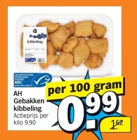Aanbieding: Gebakken kibbeling