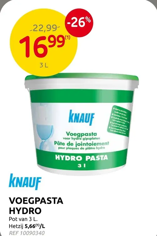 Promotie: Voegpasta hydro