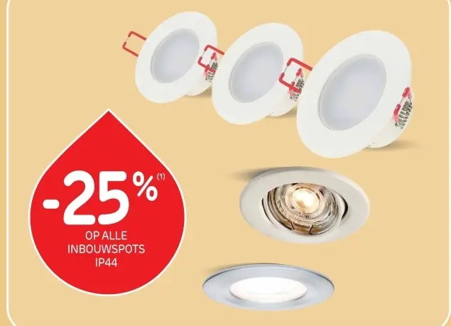 Promotie: Inbouwspots