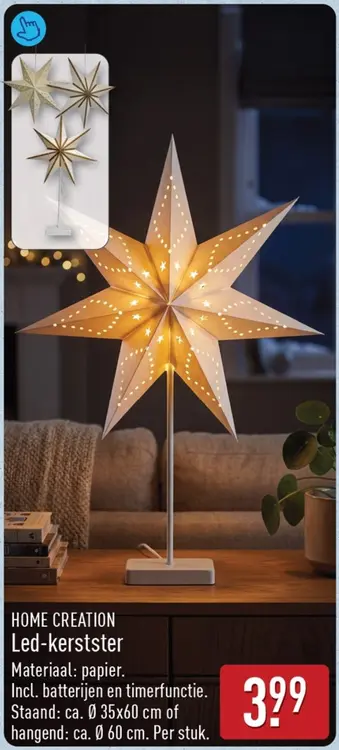 Aanbieding: Led-kerstster