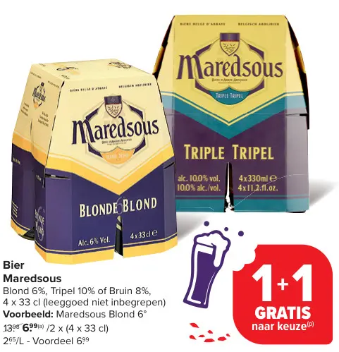 Aanbieding: Bier Maredsous