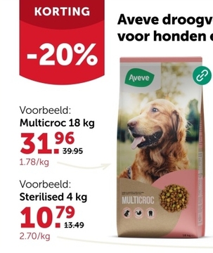 Aanbieding: Droogvoer voor honden Multicroc