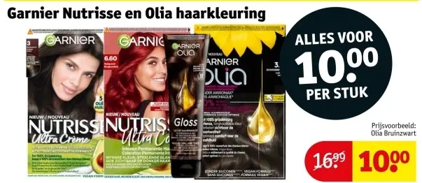 Aanbieding: Nutrisse en Olia haarkleuring