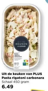 Aanbieding: Pasta rigatoni carbonara