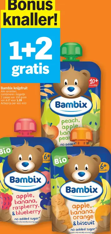 Promotie: knijpfruit