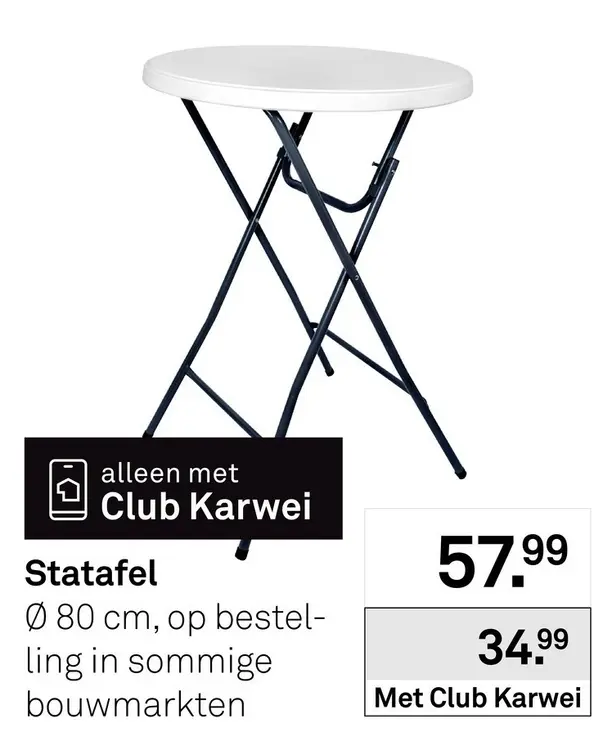 Aanbieding: Statafel