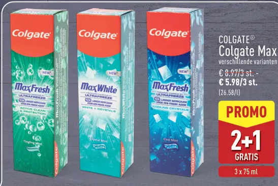 Promotie: Colgate Max