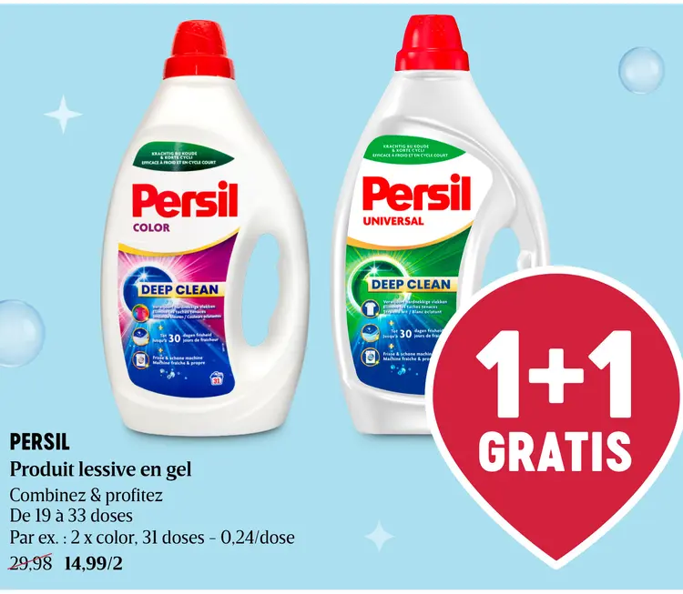 Offre: Produit lessive en gel