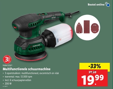 Aanbieding: Multifunctionele schuurmachine