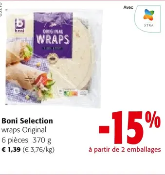 Offre: Boni Selection wraps Original