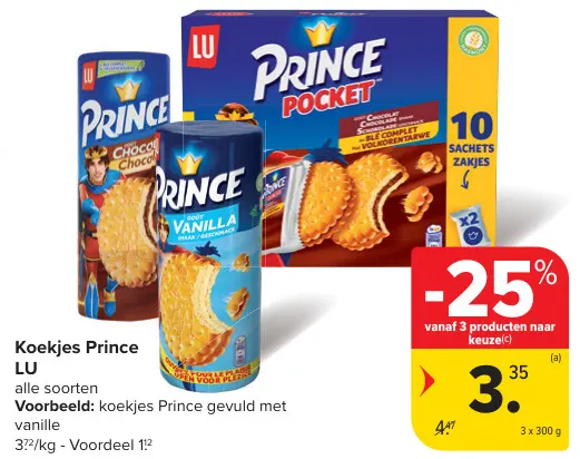 Promotie: Koekjes Prince