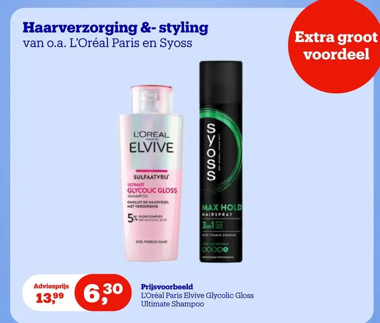 Promotie: Haarverzorging & -styling