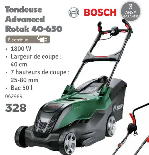 Offre: Tondeuse Advanced Rotak 40-650