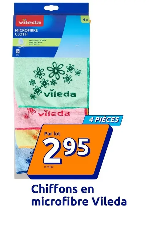 Offre: Chiffons en microfibre Vileda