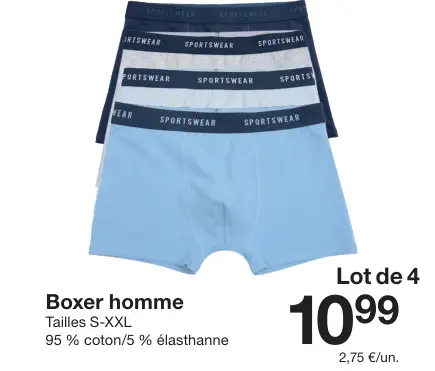 Offre: Boxer homme