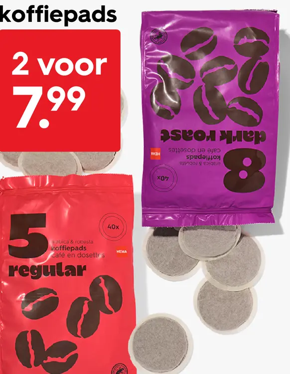 Aanbieding: koffiepads