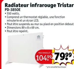 Offre: Infraroodkachel