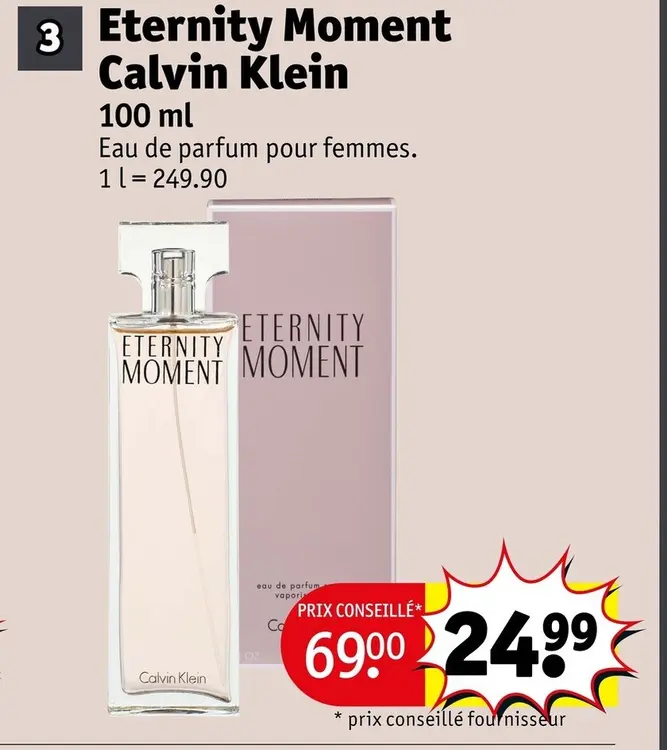Offre: Eternity Moment Calvin Klein