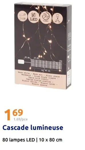 Offre: Cascade lumineuse