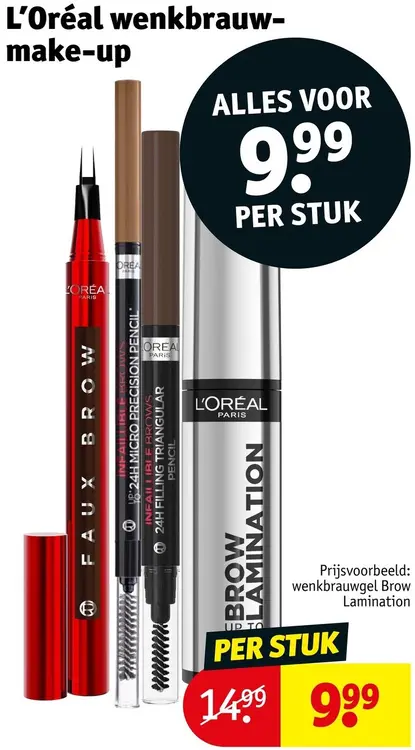 Promotie: Wenkbrauw-make-up
