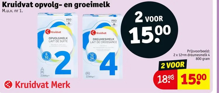 Promotie: Opvolg- en groeimelk