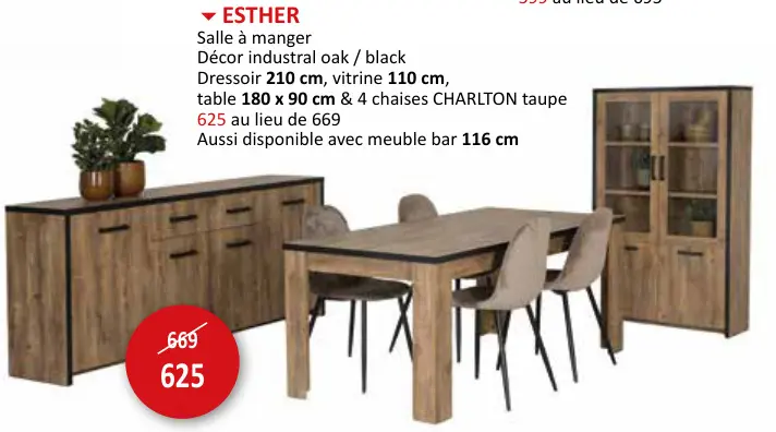 Offre: Esther salle a manger