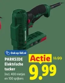 Aanbieding: Elektrische tacker