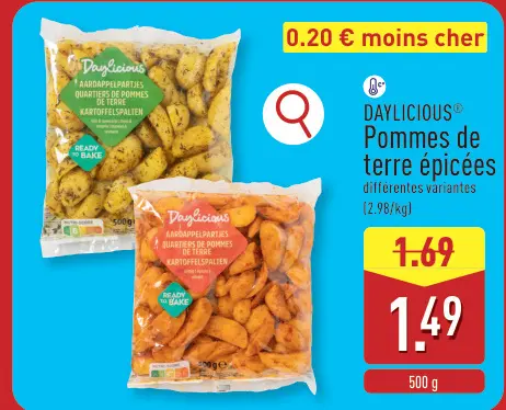 Offre: Pommes de terre épicées