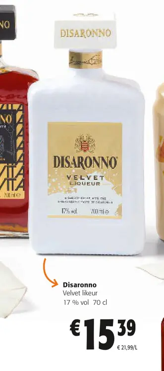 Promotie: Disaronno Velvet likeur