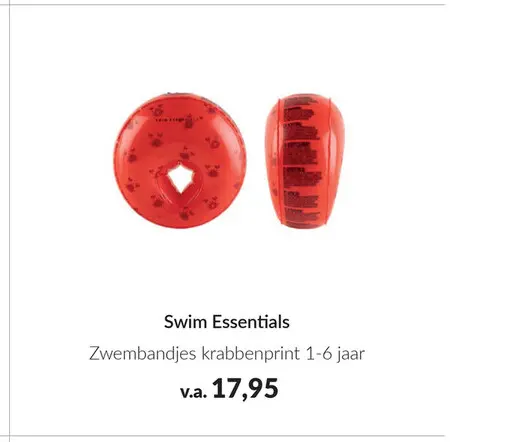 Aanbieding: Zwembandjes krabbenprint