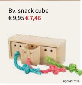 Promotie: Snack cube voor knaagdieren