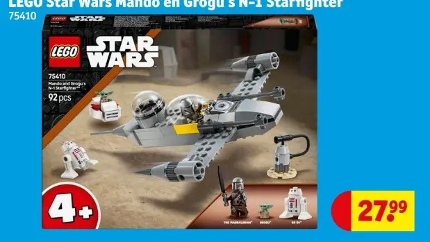 Aanbieding: LEGO Star Wars Mando en Grogu s N-1 Starfight