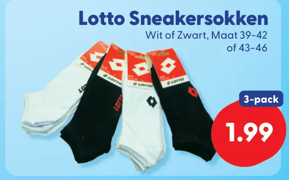Aanbieding: Sneakersokken