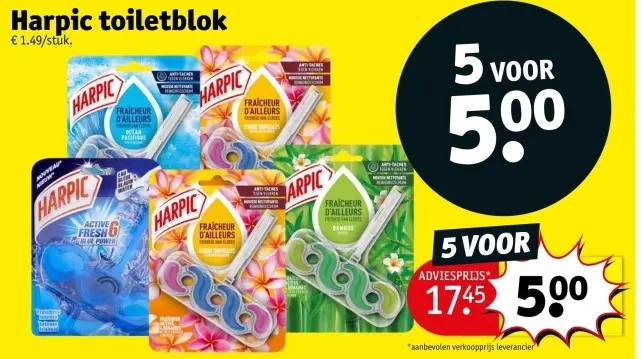 Promotie: Harpic toiletblok