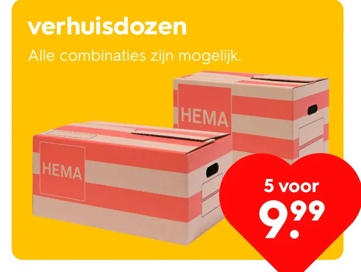 Promotie: verhuisdozen