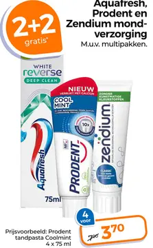 Aanbieding: Prodent tandpasta Coolmint