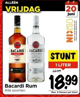 Aanbieding: Bacardi Rum