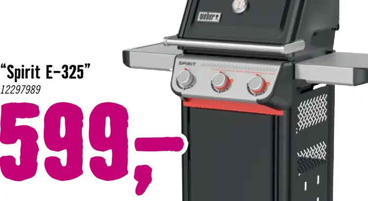 Aanbieding: WEBER Gasbarbecue Spirit E-325