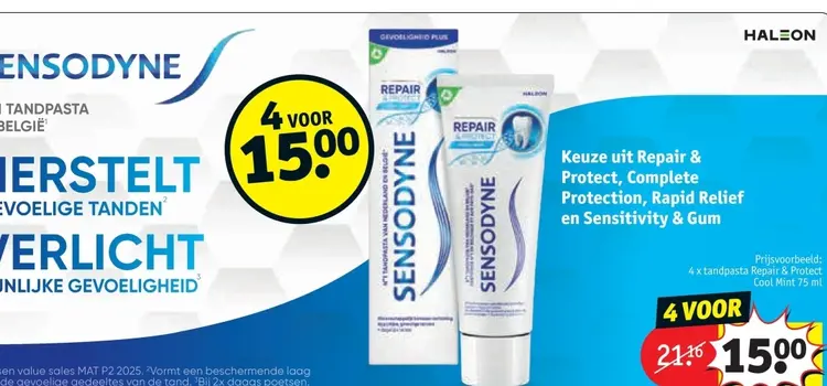 Promotie: Sensodyne Repair & Protect Cool Mint