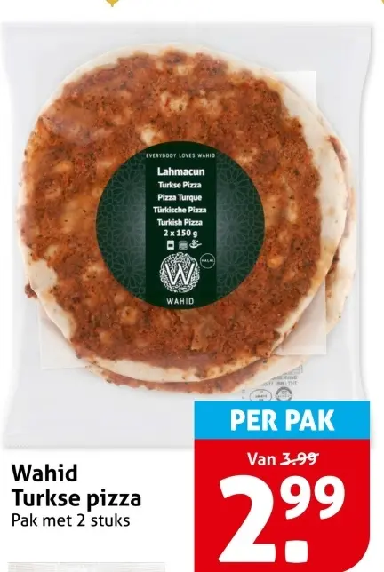 Aanbieding: Lahmacun Turkse pizza
