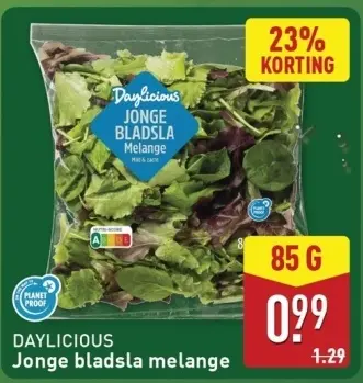 Aanbieding: Daylicious Jonge bladsla melange