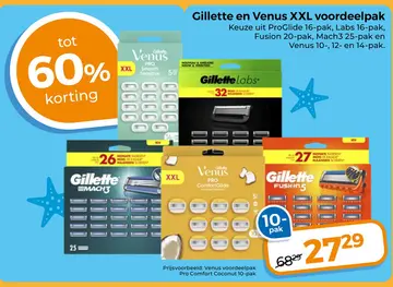 Aanbieding: Gillette en Venus XXL voordeelpak