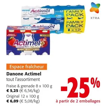 Offre: Danone Actimel tout l'assortiment