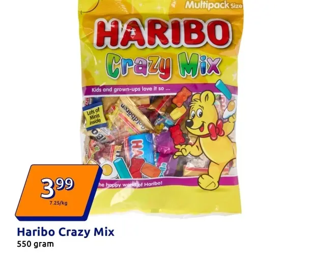 Aanbieding: Haribo Crazy Mix