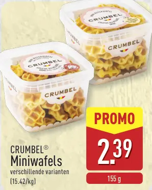 Promotie: Miniwafels