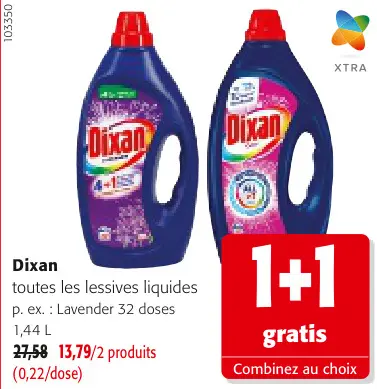 Offre: Toutes les lessives liquides
