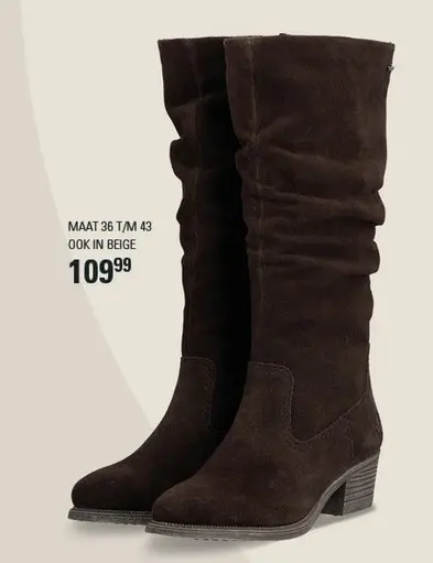 Promotie: Suede laarzen
