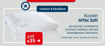 Aanbieding: Kussen HiTec Soft