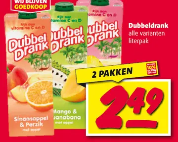 Aanbieding: Dubbeldrank